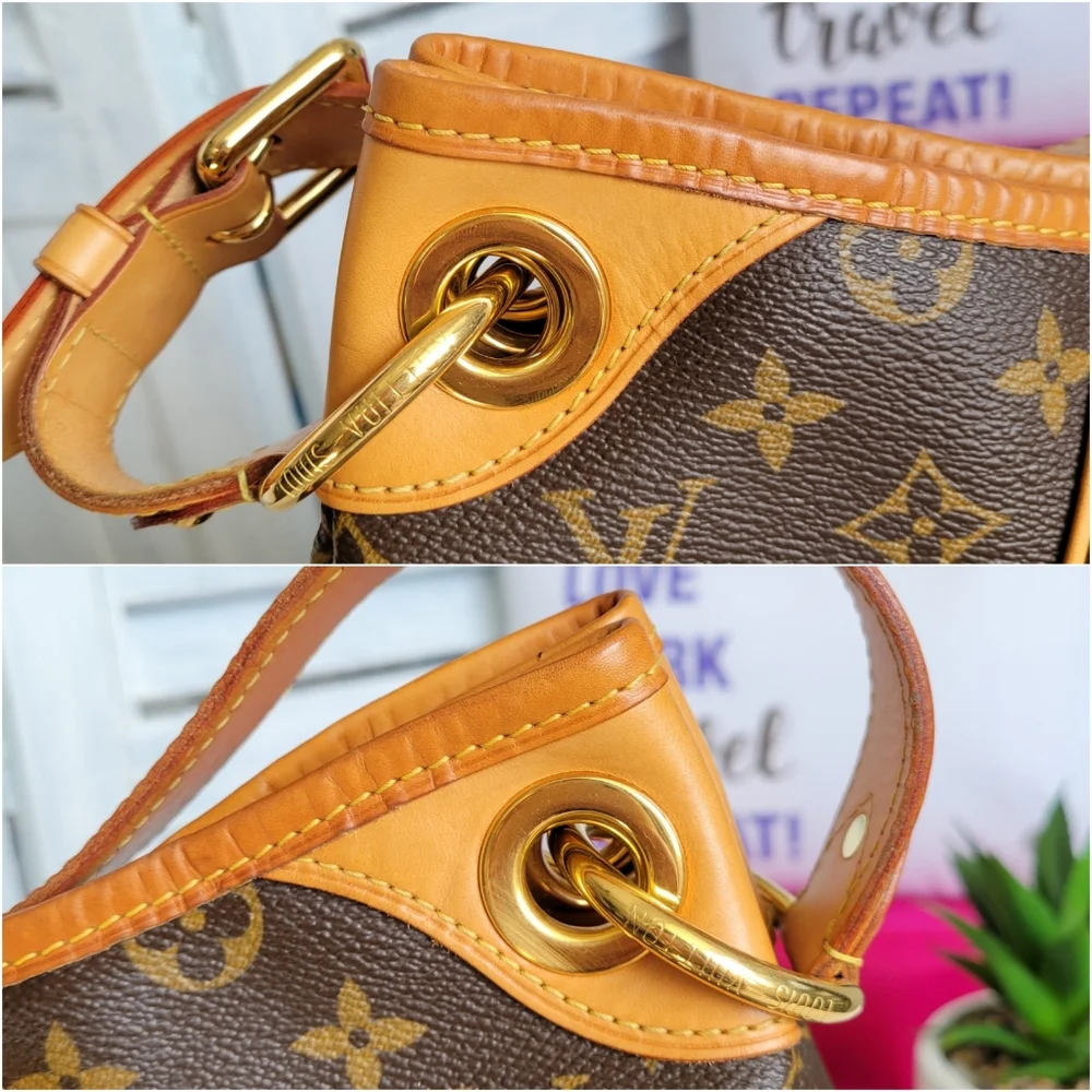 Louis Vuitton Monogram Canvas Hobo with Vachetta Leather Strap